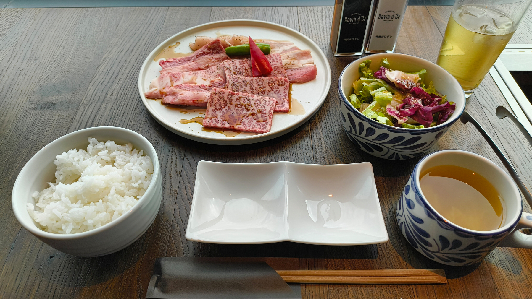 焼肉 Bovin d'Or：仙台牛の大盛り焼き肉セット　#青空ごはん部
