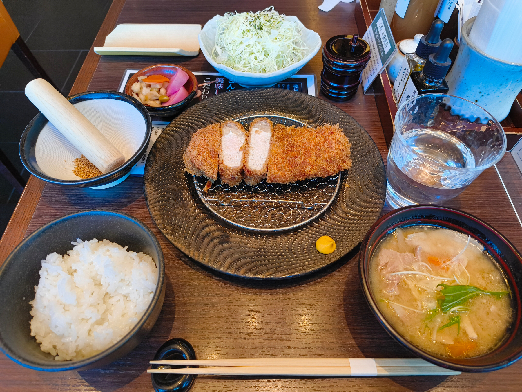 金華豚料理 平田牧場 極:金華豚ロースカツ膳 #青空ごはん部