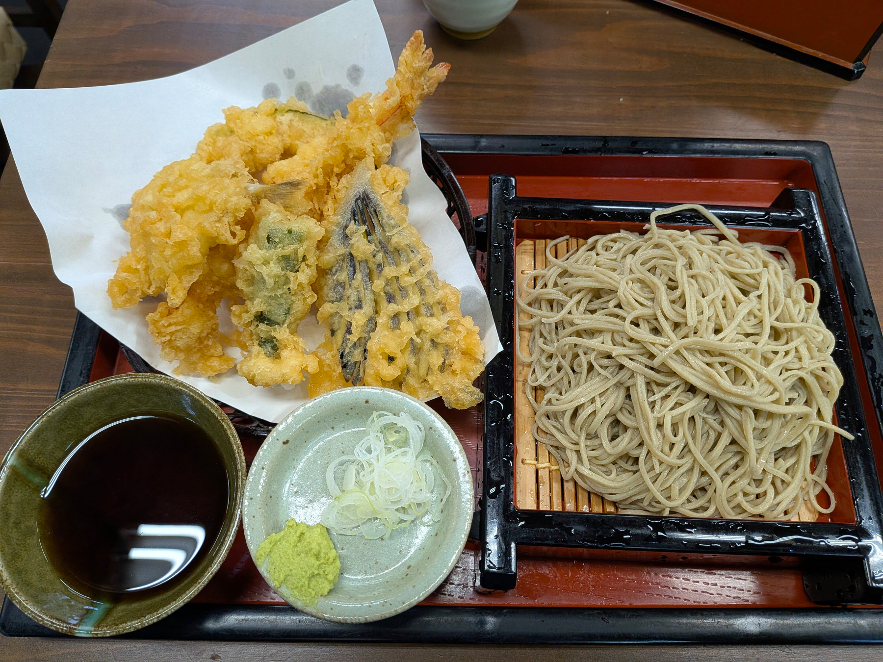 深大寺手打ちそば処 松葉茶屋：十割天せいろ　#青空ごはん部