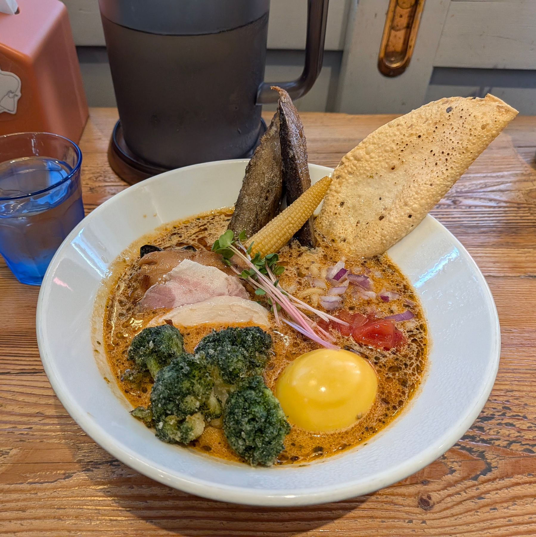 スパイスラーメン 点と線.：スペシャルスパイスラーメン　#青空ごはん部