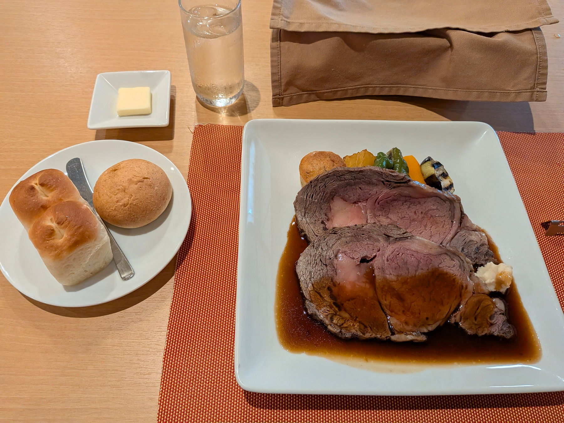 Bistro Fujiyama:英国風ローストビーフとランチコースセット #青空ごはん部